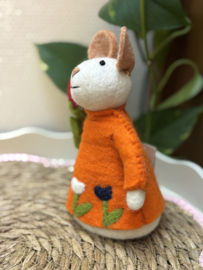 Sjaal met Verhaal | Tulpenmuis | Oranje