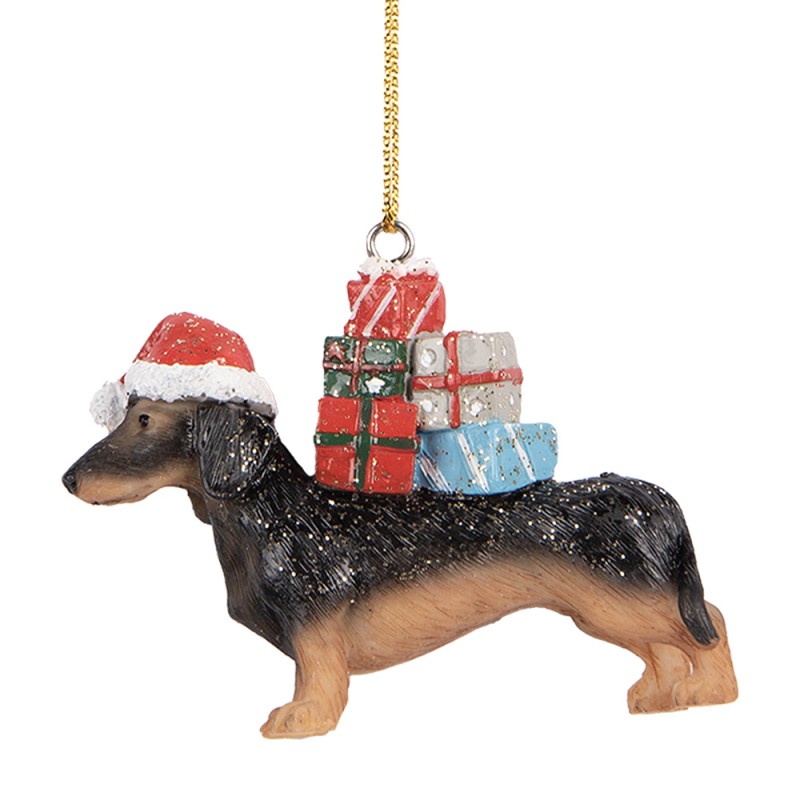Kerstteckel | Teckel met kadootjes