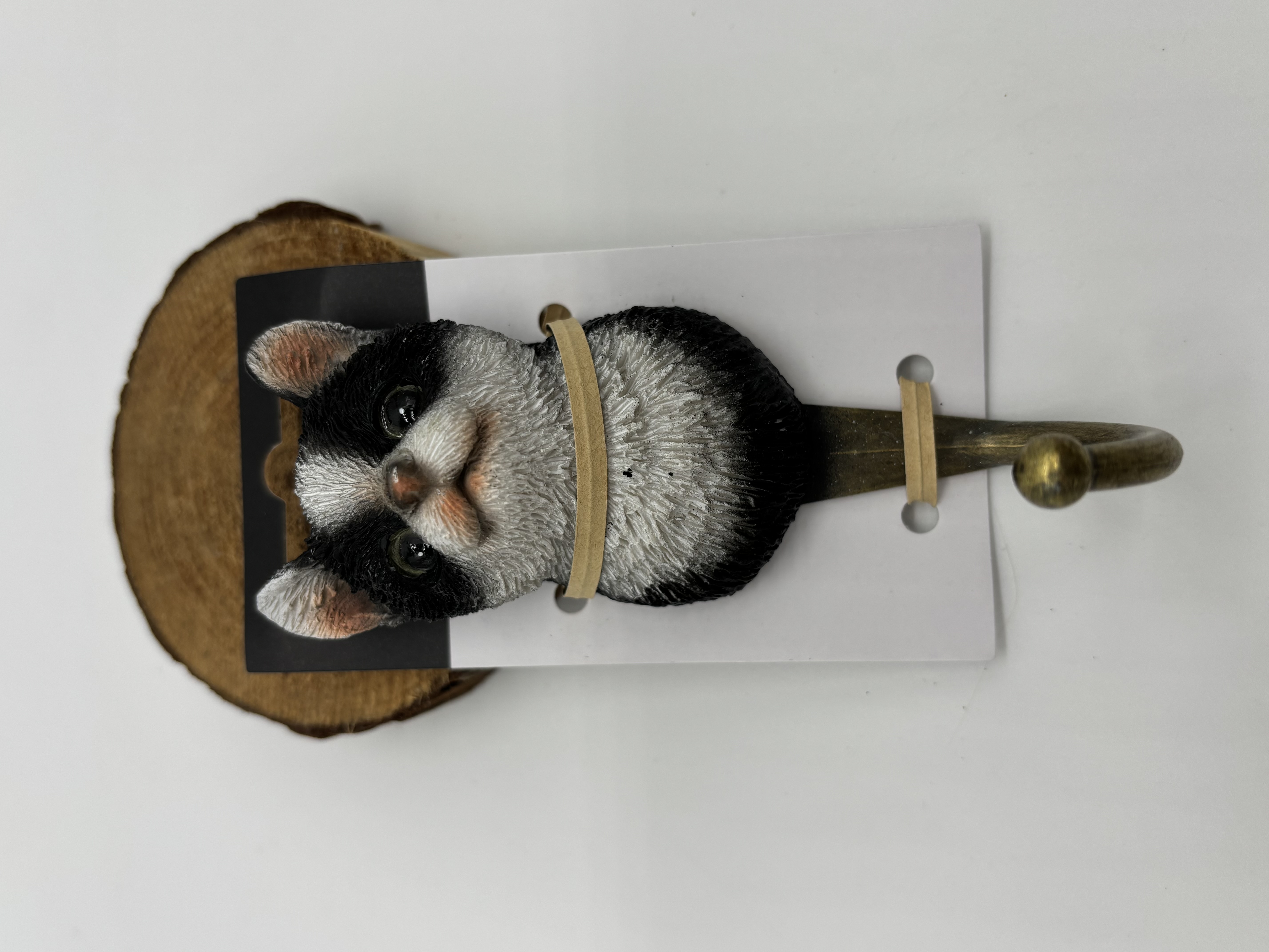 Wandhaak Zwart Witte Kat | Esschert Design