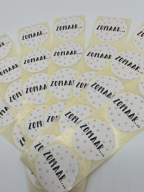 Sluitstickers | Zomaar.. | 5 stuks