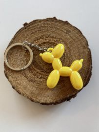 Sleutelhanger | Ballonhond | Geel