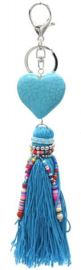 Tassenhanger | Blauw Hart | 20cm
