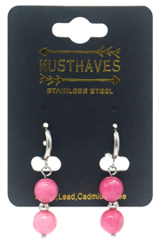 Oorbellen | Roze