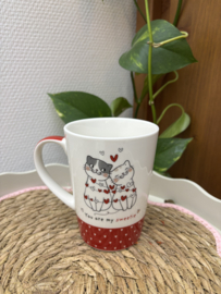 Mok met Verliefde Katten