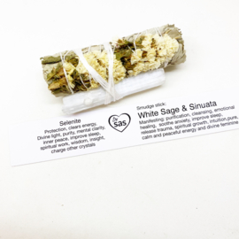 Smudge stick Sinuata en Seleniet