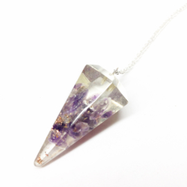 Orgonite pendulum Amethyst