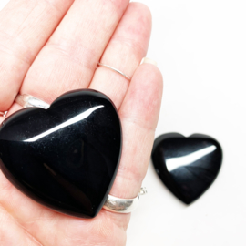 Edelstenen hart Obsidiaan
