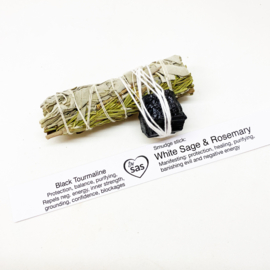 Smudge stick Rozemarijn en Toermalijn