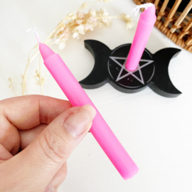 Roze magic spell kaars