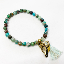 Chrysocolla Ibiza armband