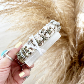 Smudge stick Sinuata en Seleniet