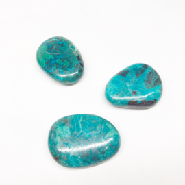 Chrysocolla platte steen