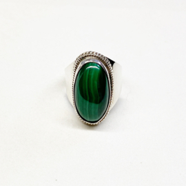 Malachiet ring chique