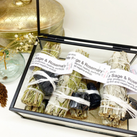 Smudge stick Rozemarijn en Toermalijn