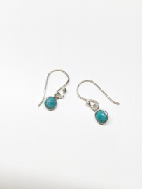 Turquoise earring hook