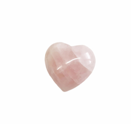 Edelstenen hart Rozenkwarts S