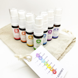 7 Chakra pocket spray set