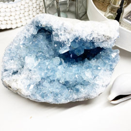 Blauwe Celestien geode