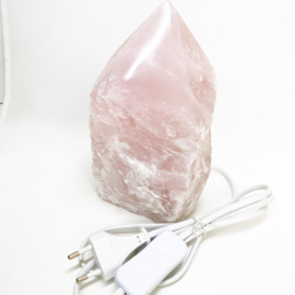 Rozenkwarts lamp punt