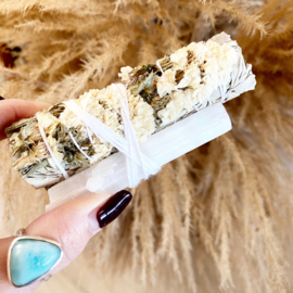 Smudge stick Sinuata en Seleniet