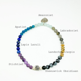 Chakra edelsteen armband 6