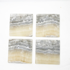 Zebra Calciet coasters set-1