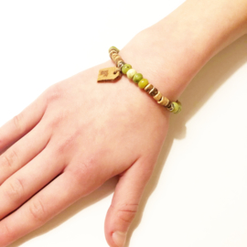 Chrysopraas  armband