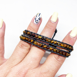 Wrap bracelet Tiger Eye