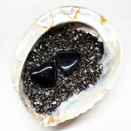 Edelstenen hart Obsidiaan
