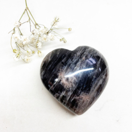 Zwarte Maansteen hart 1