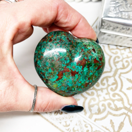 Edelstenen hart Chrysocolla 2