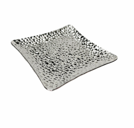 Vierkant schaaltje Zilver