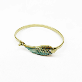 Edelsteen armband Boho metaal