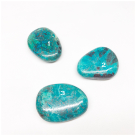 Chrysocolla platte steen