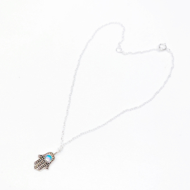 Hamsa anklet