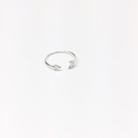 Arrow zilver teenring