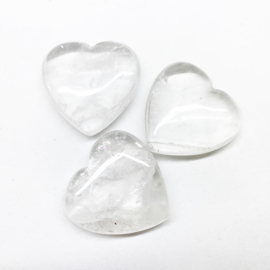 Edelstenen hart Bergkristal