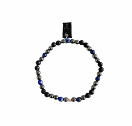 Hematiet en Lapis Lazuli armband