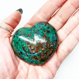 Edelstenen hart Chrysocolla 2