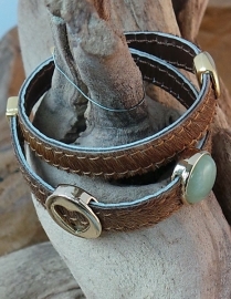 Armband leer Aventurijn