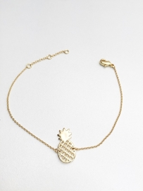 Armband Goud ananas