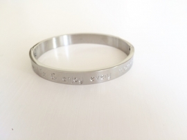 Armband Stainless steel "love life & enjoy .....