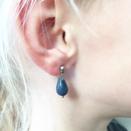 Jade druppel blauw