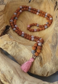 Mala Rudraksha/ Rhodoniet