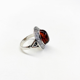 Barnsteen donker ring 1