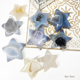 Druzy Agaat ster set