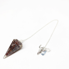 Orgonite pendulum Garnet