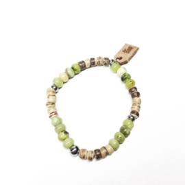 Chrysopraas  armband