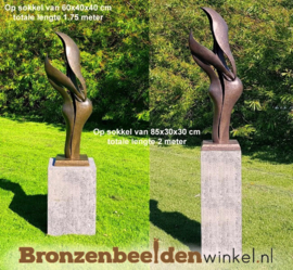 Groot bronzen beeld BBW0819br