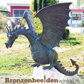 Bronzen draken beeld BBWR90167